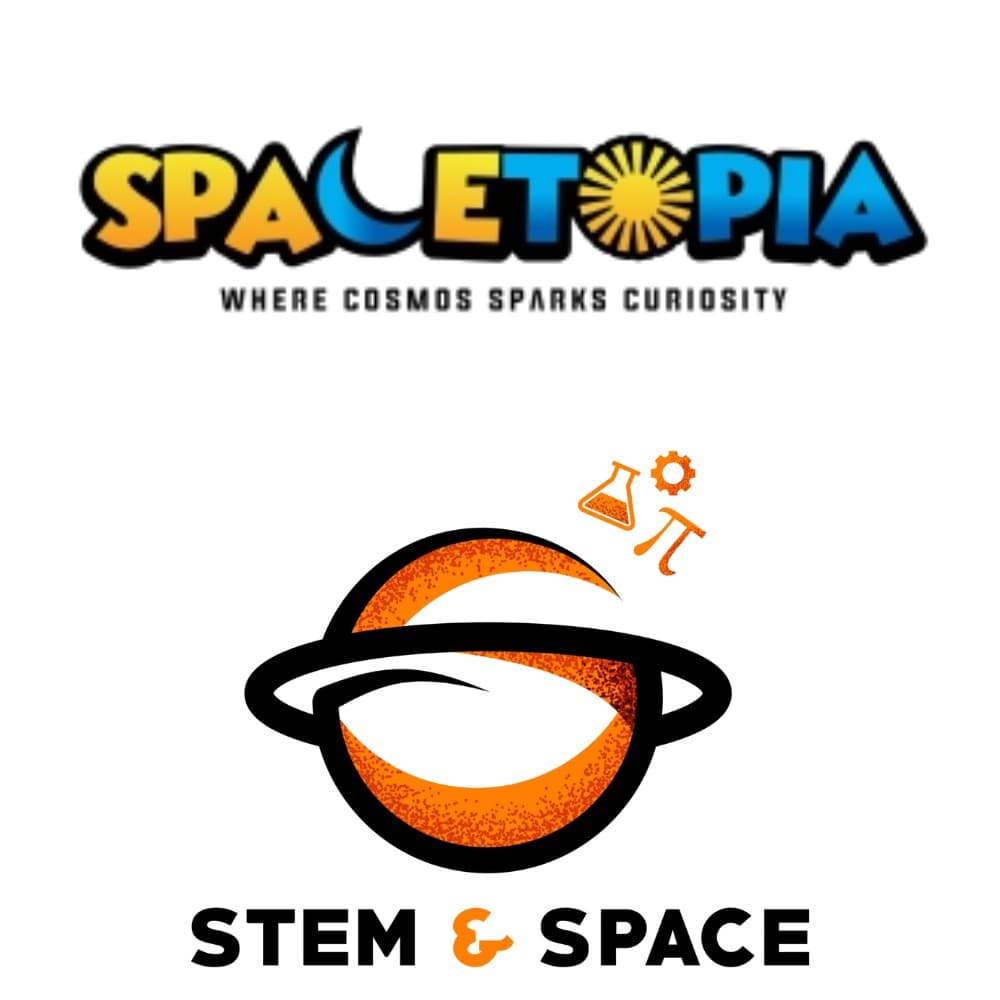 Teacher explaining space concepts